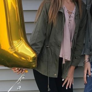 Full Tilt Lace-up Top